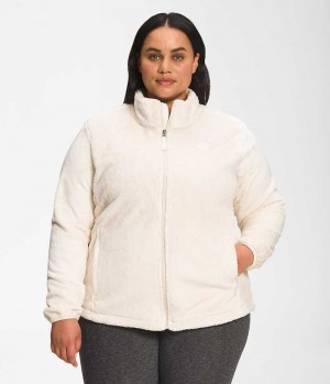 The North Face Plus Osito Fleece Jakker Dame Hvide | DANMARK XCOGN