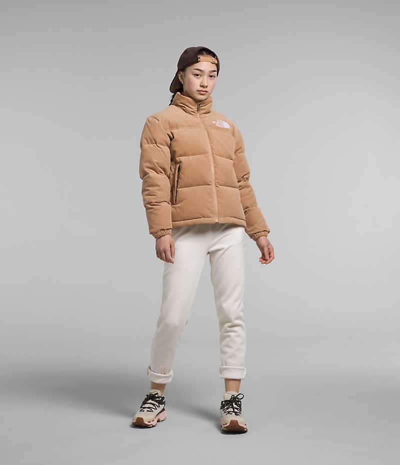 The North Face 1996 Retro Nuptse Dunjakke Pige Khaki | DK FWBYH
