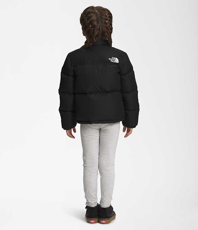 The North Face 1996 Retro Nuptse Dunjakke Pige Sort | DANMARK MKFNV