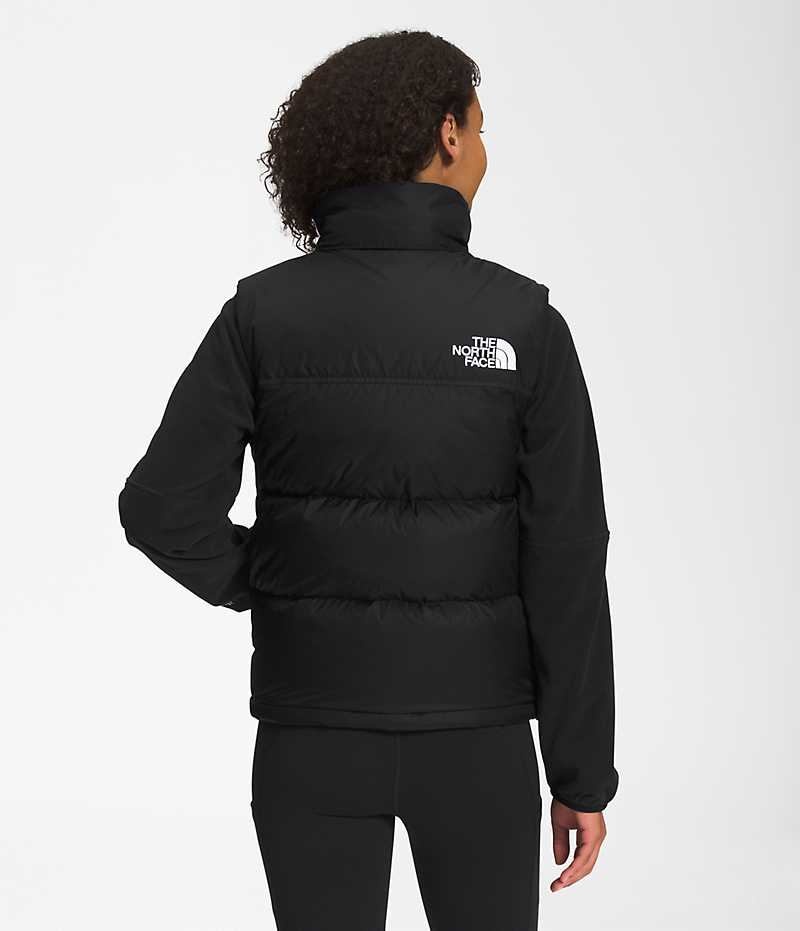 The North Face 1996 Retro Nuptse Dunvest Dame Sort | DANMARK TFBIL