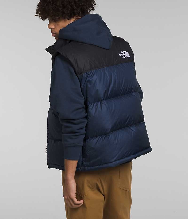 The North Face 1996 Retro Nuptse Dunvest Herre Mørkeblå | DK IBPWL