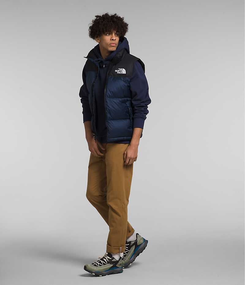 The North Face 1996 Retro Nuptse Dunvest Herre Mørkeblå | DK IBPWL