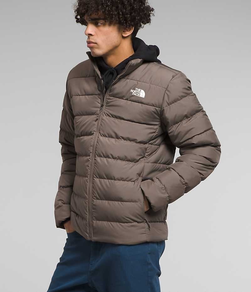 The North Face Aconcagua 3 Dunjakke Herre Brune | DK EBNZR