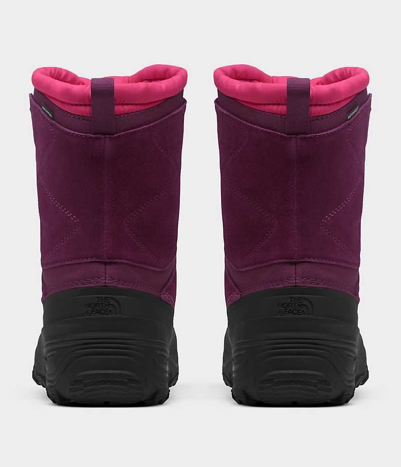 The North Face Alpenglow V Vandtætte Vinterstøvler Drenge Fuchsia Sort | DANMARK GBPJO
