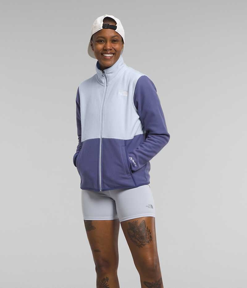 The North Face Alpine Polartec® 100 Fleece Jakker Dame Blå | DANMARK VXBDE