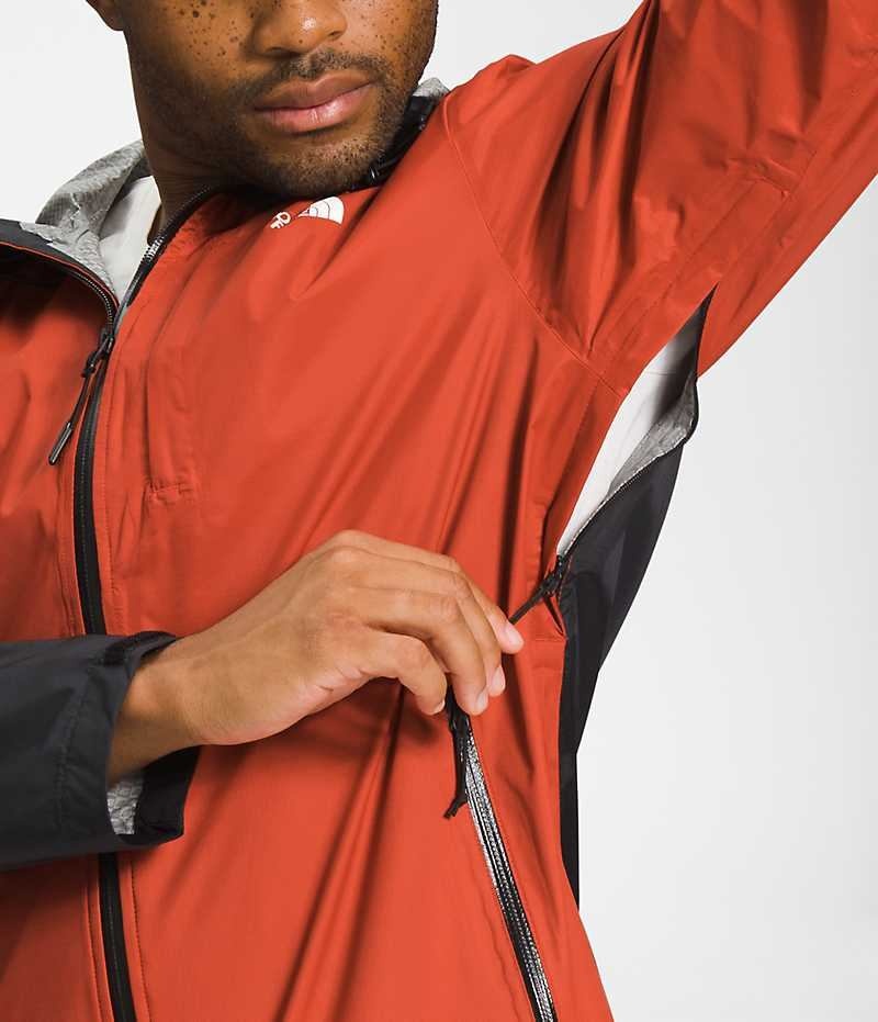 The North Face Alta Vista Regnjakke Herre Koral Sort | DANMARK IFWLM