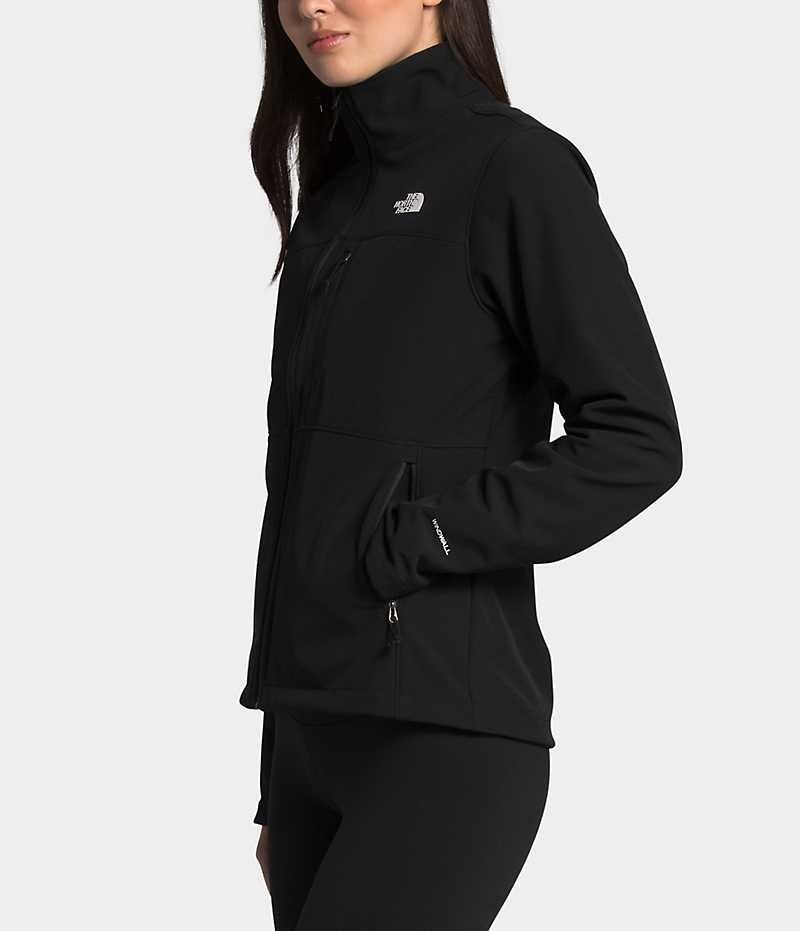 The North Face Apex Bionic Softshell Jakke Dame Sort | DANMARK ZBGIJ