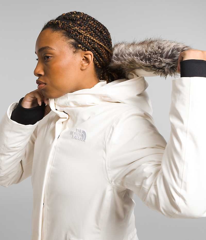 The North Face Arctic Parka Dame Hvide | DK FJDLR