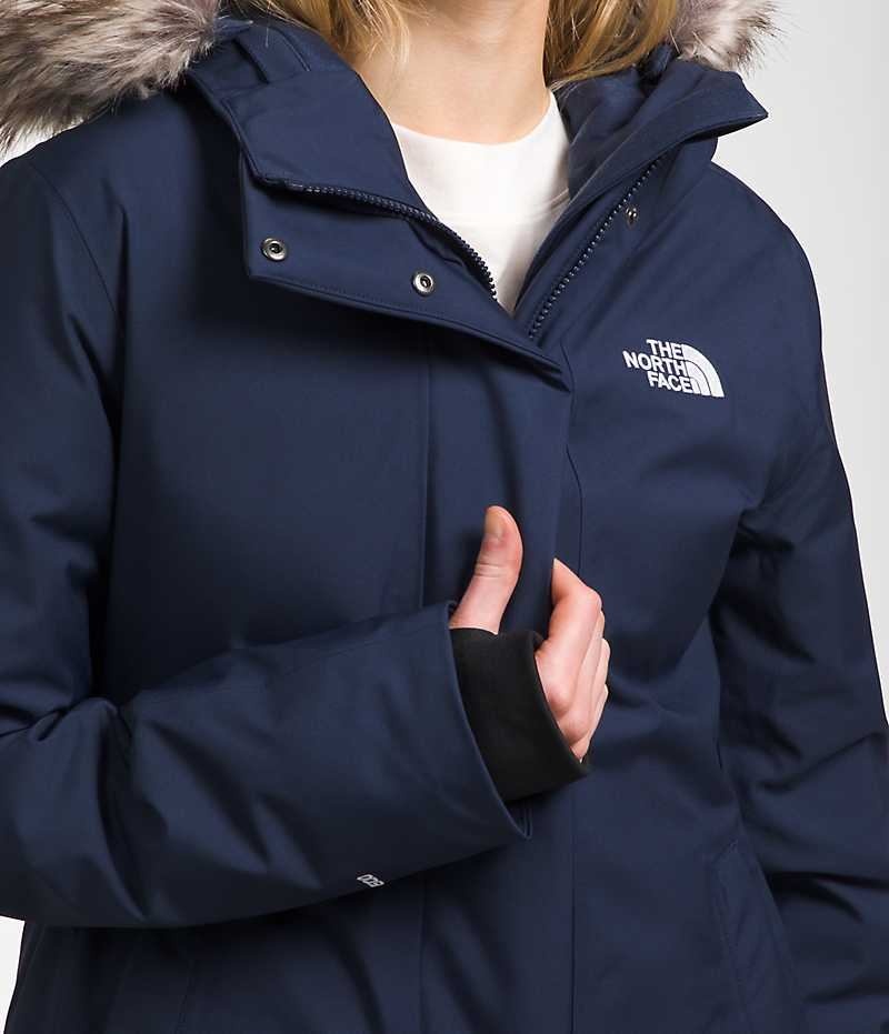 The North Face Arctic Parka Dame Mørkeblå | DANMARK HKBEA
