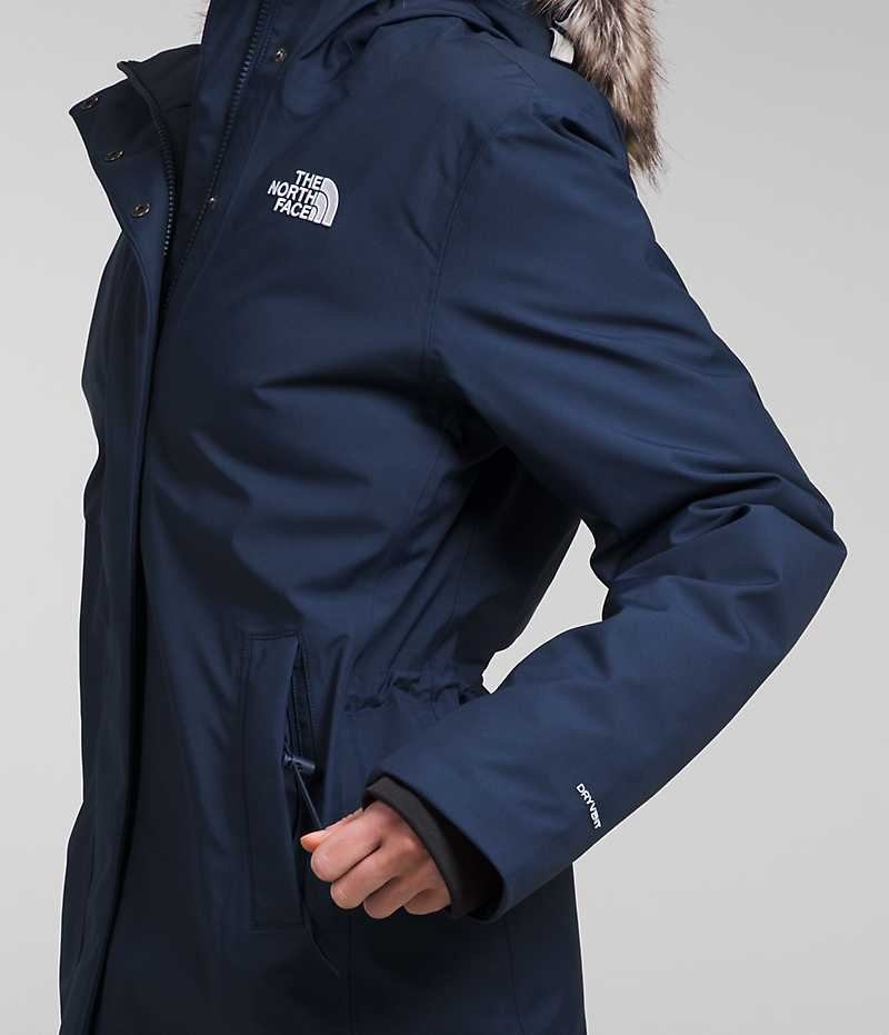The North Face Arctic Parka Dame Mørkeblå | DANMARK HKBEA