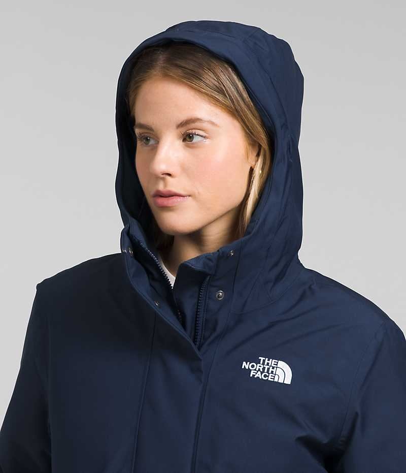 The North Face Arctic Parka Dame Mørkeblå | DANMARK HKBEA