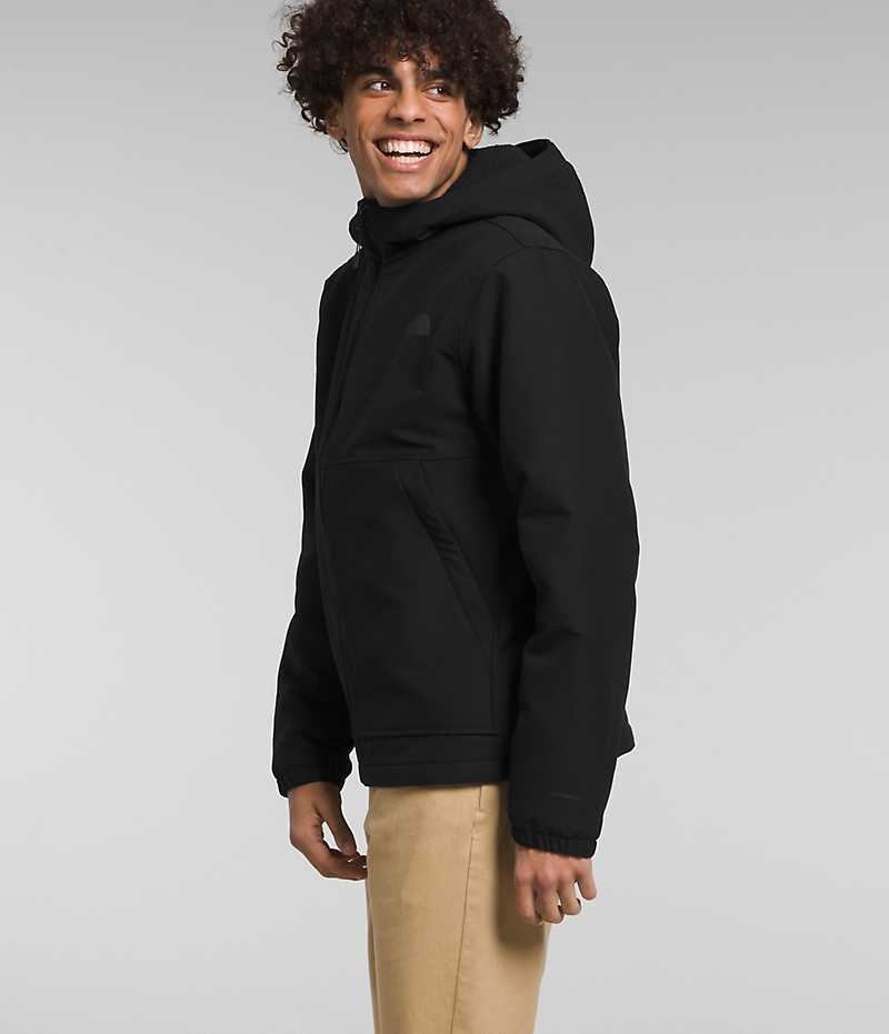 The North Face Camden Thermal Hoodie Softshell Jakke Herre Sort | DK VBWKX