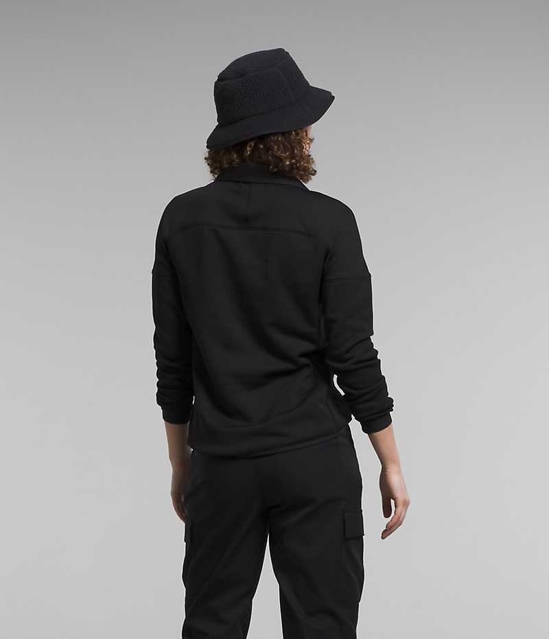 The North Face Canyonlands High Altitude ½-Zip Sweatshirt Dame Sort | DK QMRWB