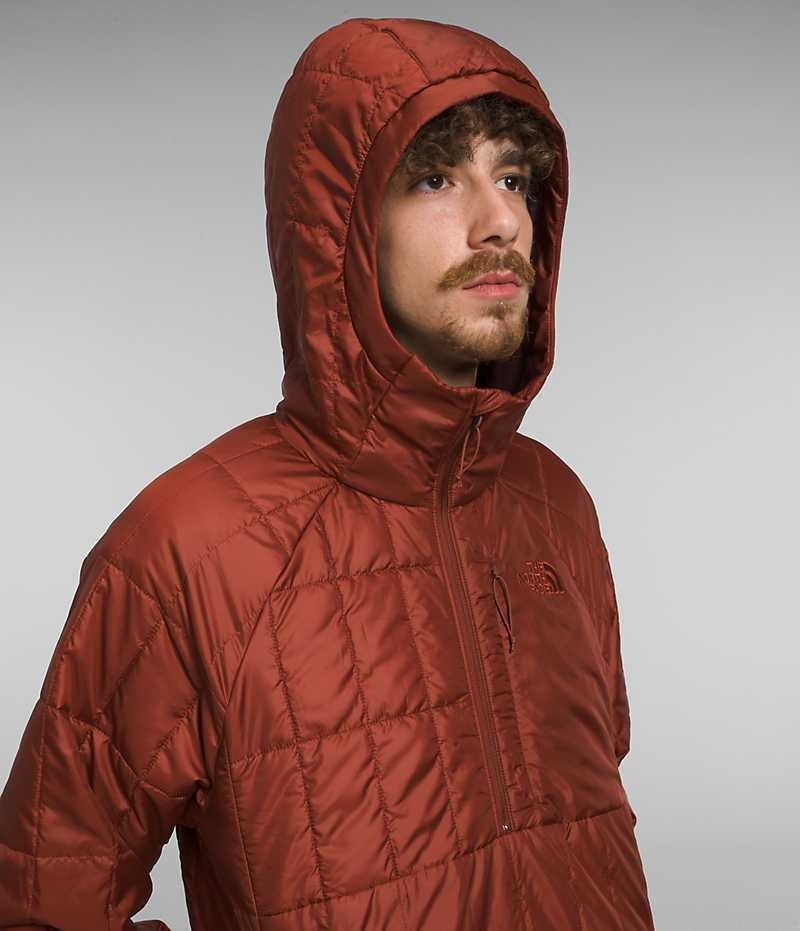The North Face Circaloft ¼-Zip Pullover Dunjakke Herre Brune | DK FKHAJ