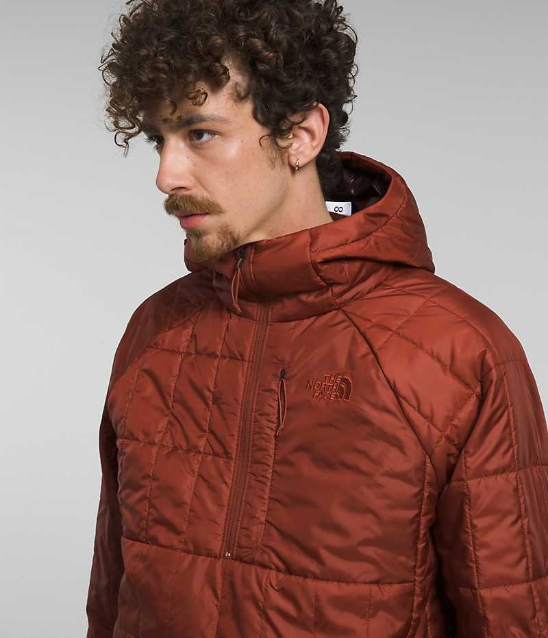 The North Face Circaloft ¼-Zip Pullover Dunjakke Herre Brune | DK FKHAJ