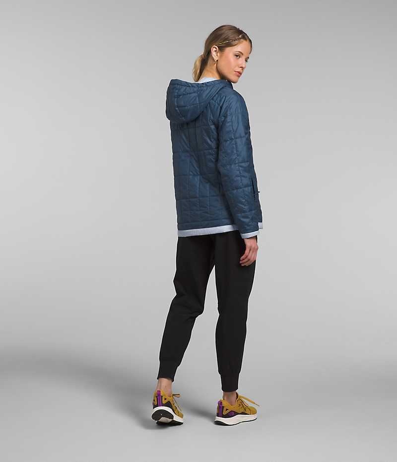 The North Face Circaloft ¼-Zip Pullover Dunjakke Dame Blå | DK FAWVN