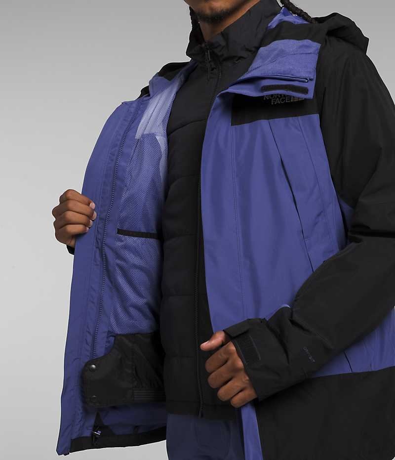 The North Face Clement Triclimate® Isolerede Jakker Herre Blå Sort | DANMARK FVKHT