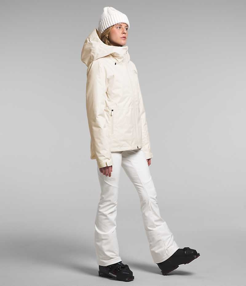 The North Face Clementine Triclimate® Isolerede Jakker Dame Hvide | DANMARK ZYFBD