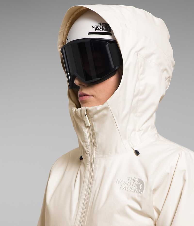 The North Face Clementine Triclimate® Isolerede Jakker Dame Hvide | DANMARK ZYFBD