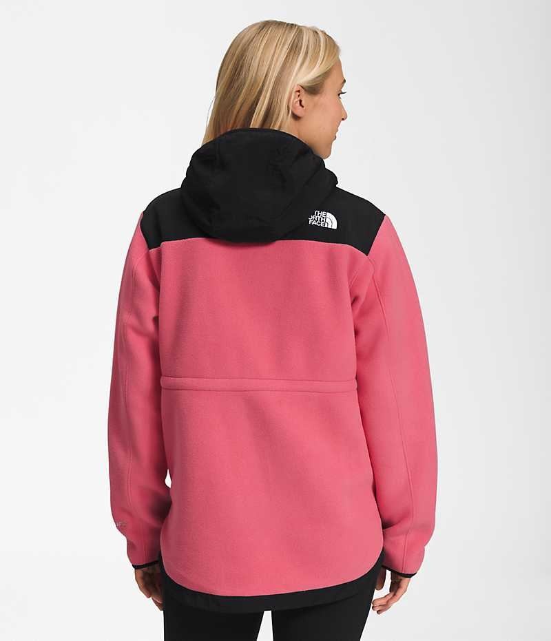 The North Face Denali Hoodie Fleece Jakker Dame Lyserød | DANMARK MSYDE