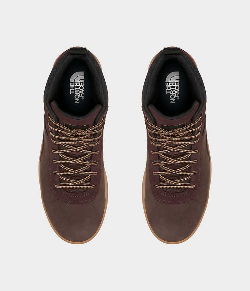 The North Face Larimer Mid Vandtætte Vinterstøvler Herre Brune Sort | DANMARK XUSPR