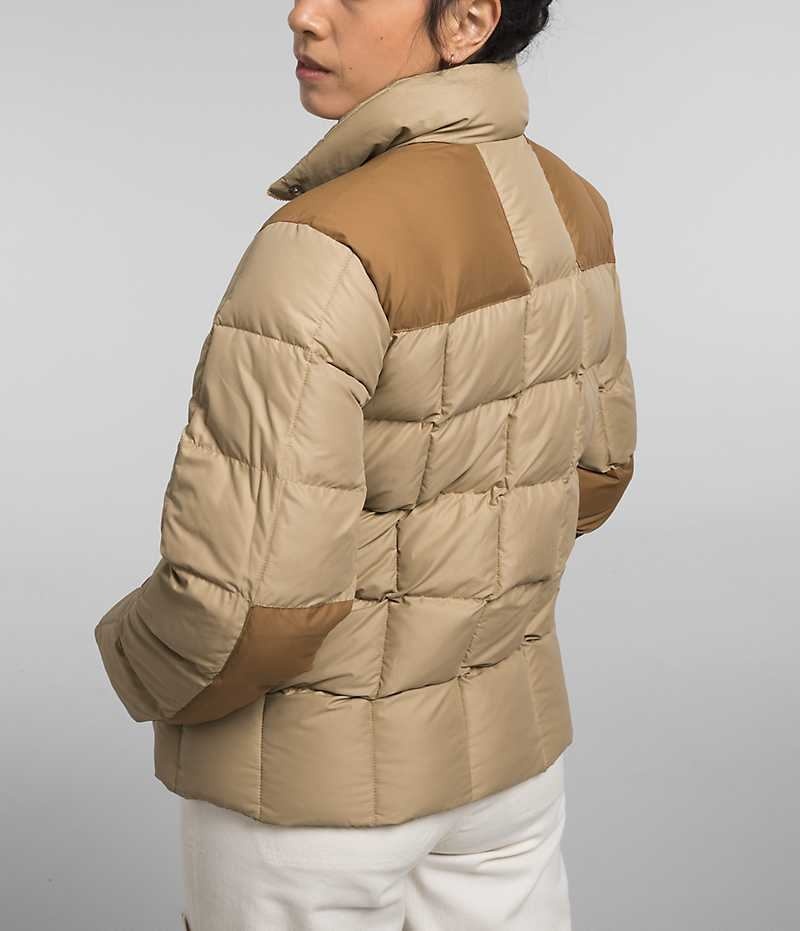 The North Face Lhotse Reversible Dunjakke Dame Khaki | DK KNIJH