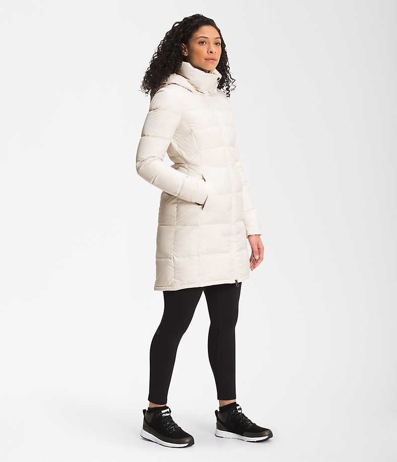 The North Face Metropolis Parka Dame Hvide | DK CYFJS