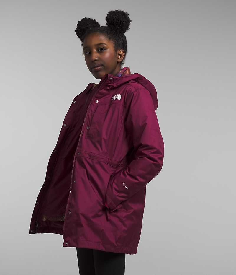 The North Face North Triclimate® Dunjakke Pige Bordeaux | DK OAEYG