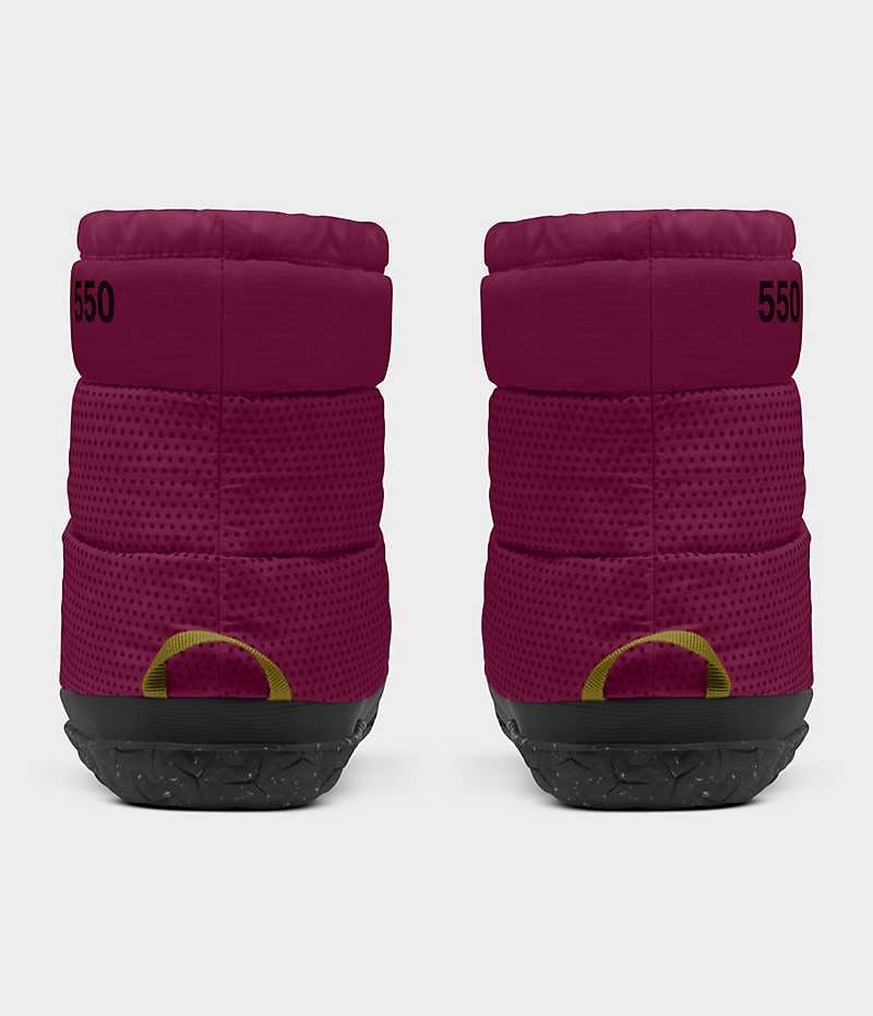 The North Face Nuptse Après Vinterstøvler Dame Fuchsia | DANMARK ZVUNA