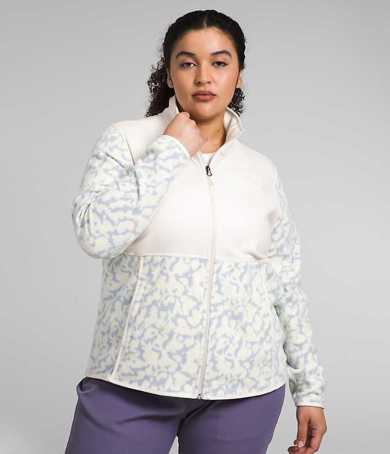 The North Face Plus Alpine Polartec® 100 Fleece Jakker Dame Hvide | DANMARK HDCSF