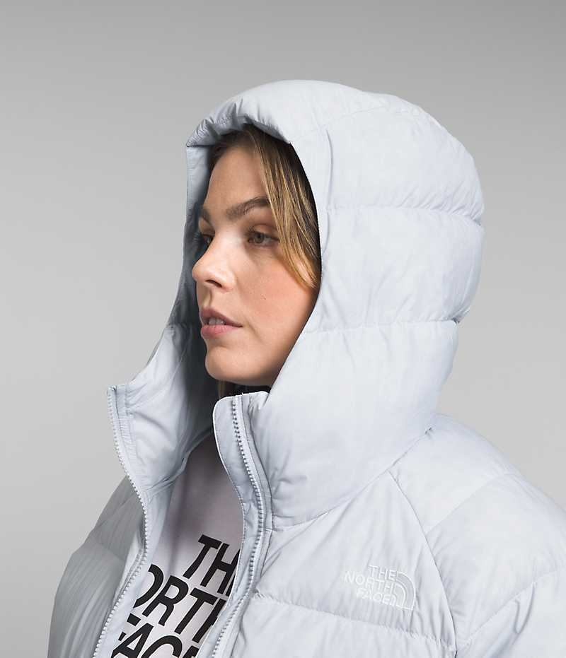The North Face Plus Hydrenalite™ Hoodie Dunjakke Dame Grå | DK GQMFX