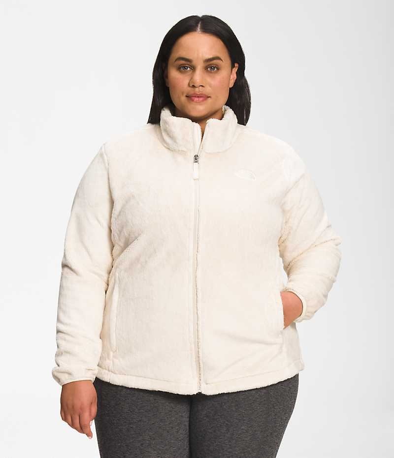 The North Face Plus Osito Fleece Jakker Dame Hvide | DANMARK XCOGN