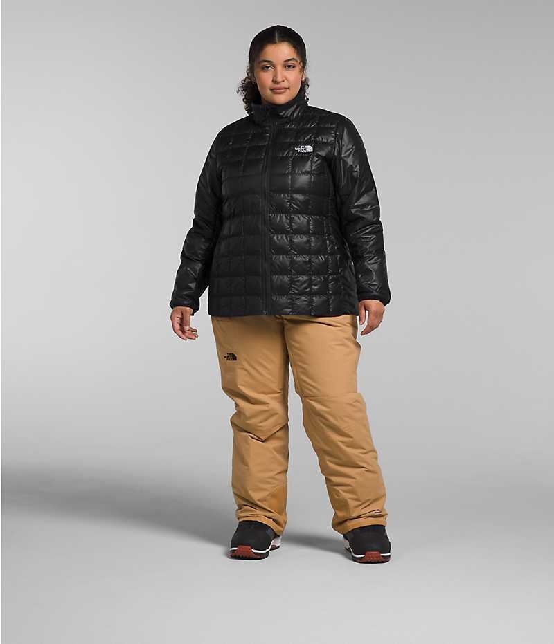 The North Face Plus ThermoBall™ Eco Snow Triclimate® Isolerede Jakker Dame Sort | DANMARK AQKOB