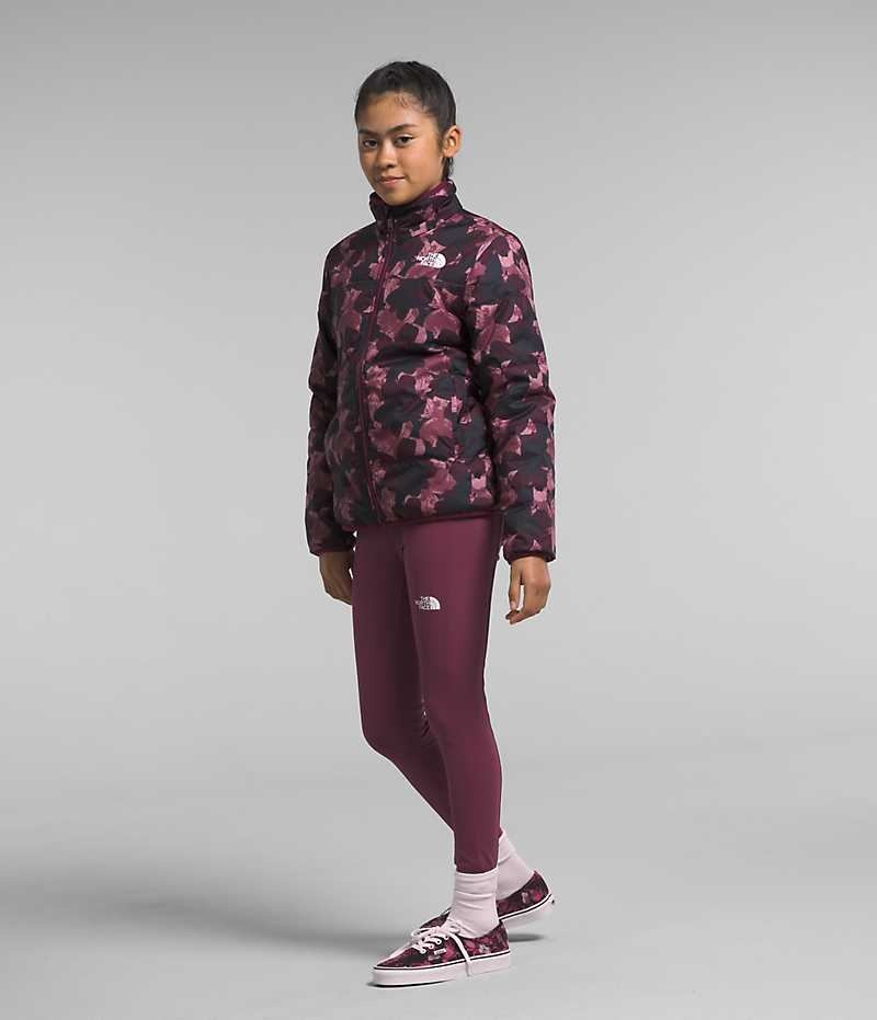 The North Face Reversible Mossbud Fleece Jakker Pige Flerfarvede | DK OMHRG