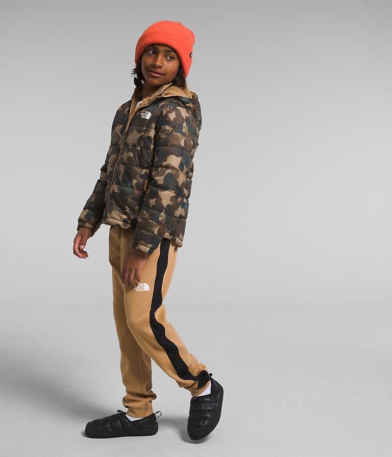 The North Face Reversible Mt Chimbo Full-Zip Hætte Fleece Jakker Drenge Camo | DK MHNKW