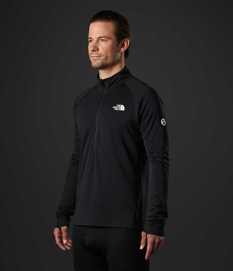 The North Face Summit Series Crevasse ½-Zip Sweatshirt Herre Sort | DK PRAFC