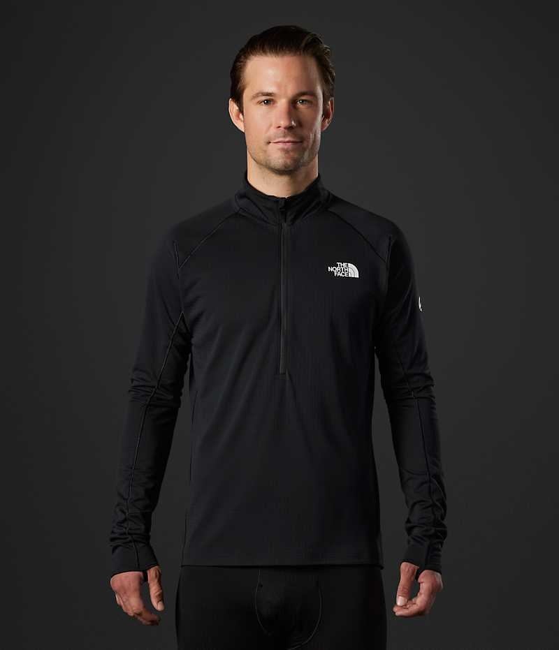 The North Face Summit Series Crevasse ½-Zip Sweatshirt Herre Sort | DK PRAFC