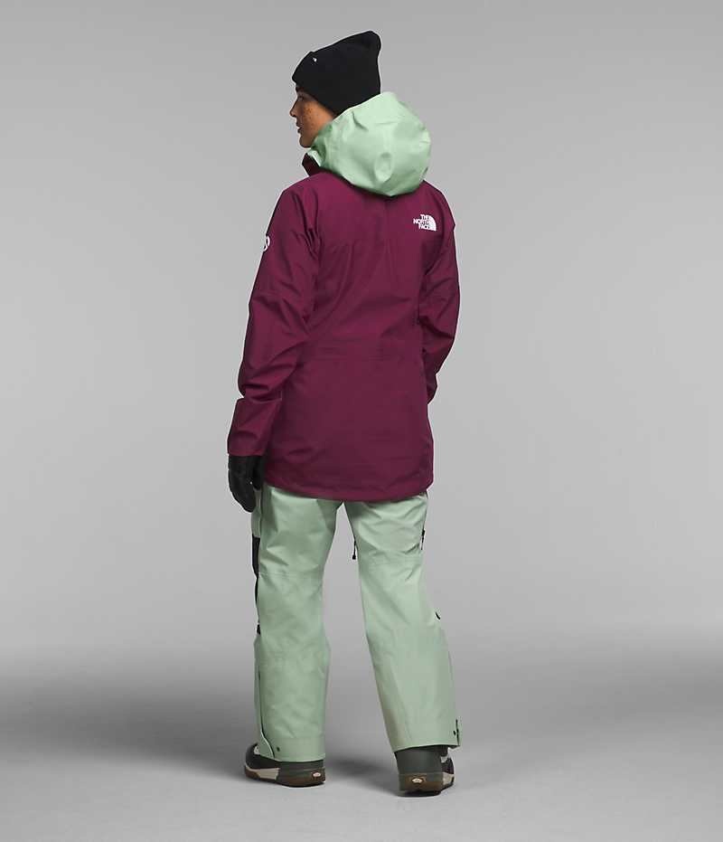 The North Face Summit Series Verbier GTX Isolerede Jakker Dame Fuchsia Mintgrønne | DK SXNRB