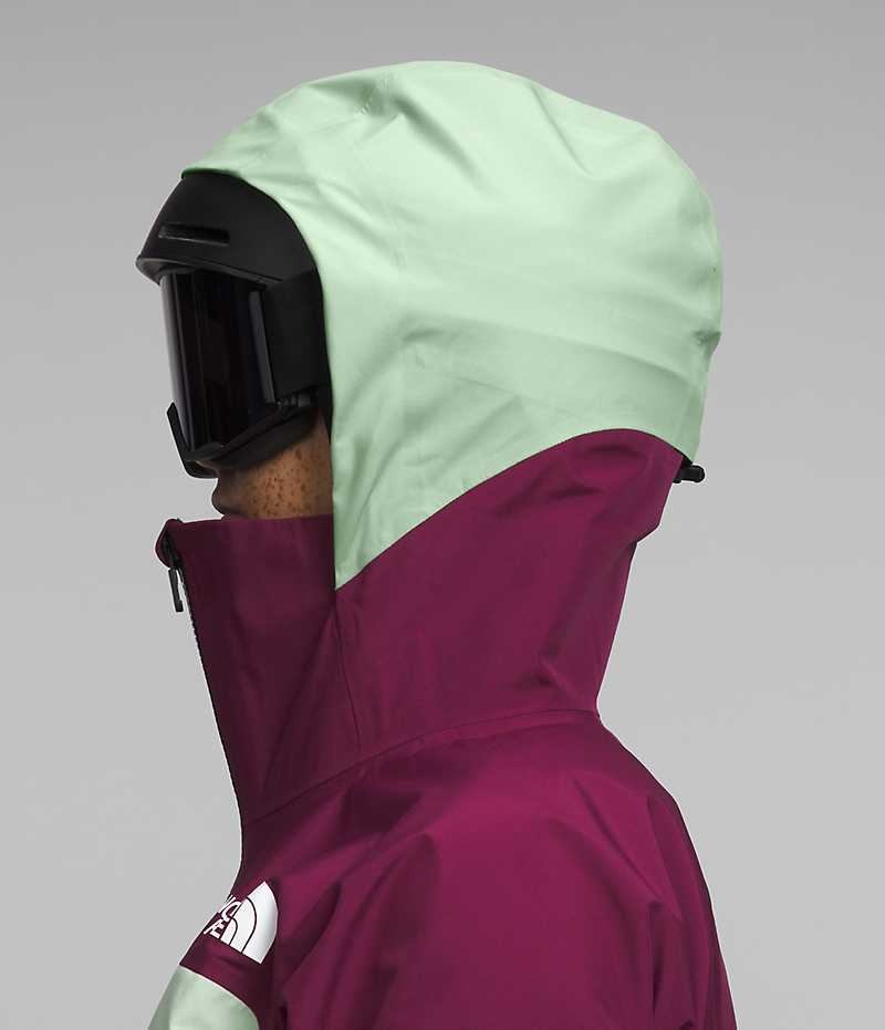 The North Face Summit Series Verbier GTX Isolerede Jakker Dame Fuchsia Mintgrønne | DK SXNRB