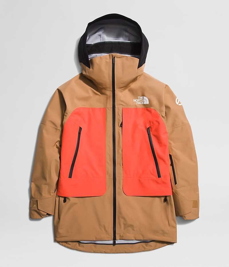 The North Face Summit Series Verbier GTX Isolerede Jakker Dame Brune Orange | DANMARK JCNLY