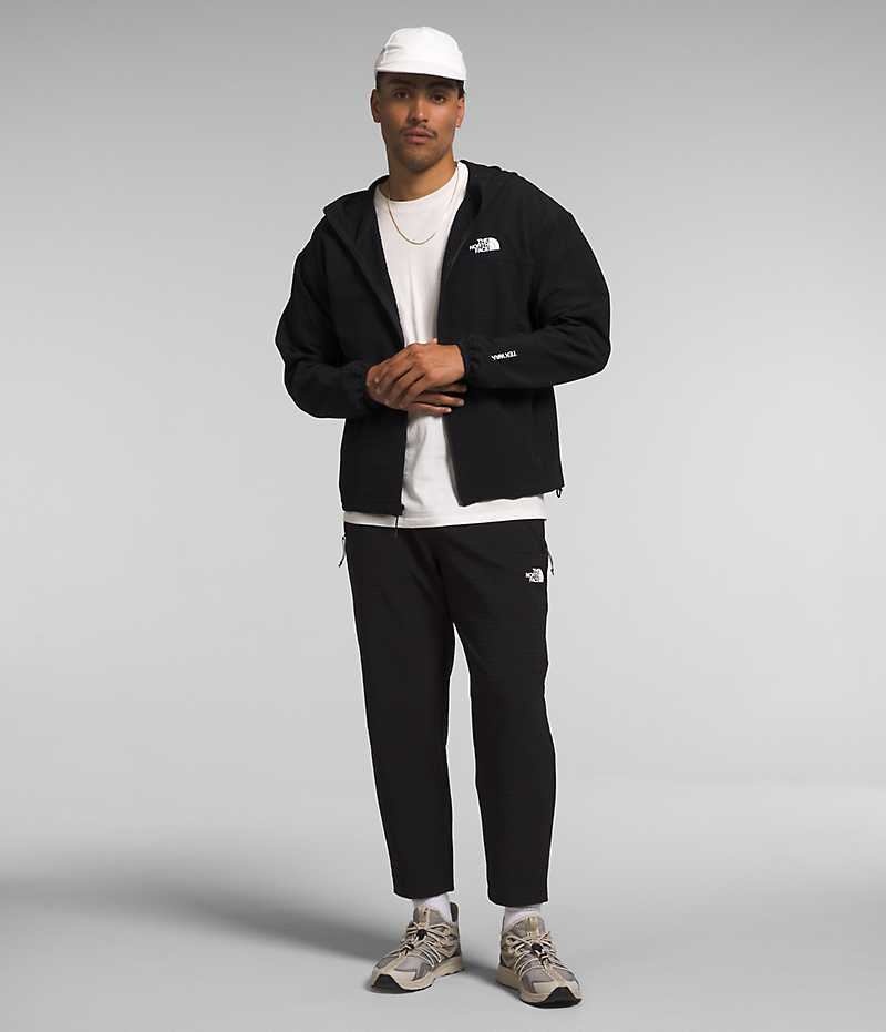 The North Face Tekware™ Grid Hoodie Fleece Jakker Herre Sort | DANMARK QZIUD
