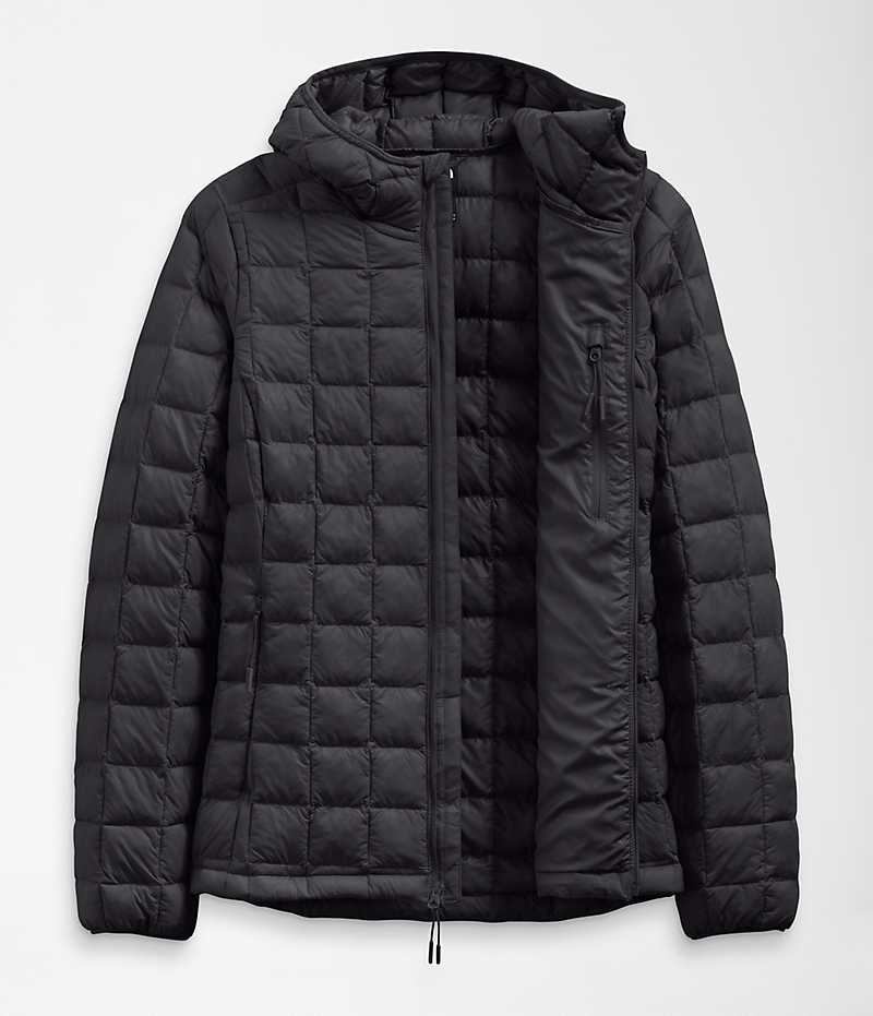 The North Face ThermoBall™ Eco Hoodie 2.0 Dunjakke Dame Sort | DK QVGDZ