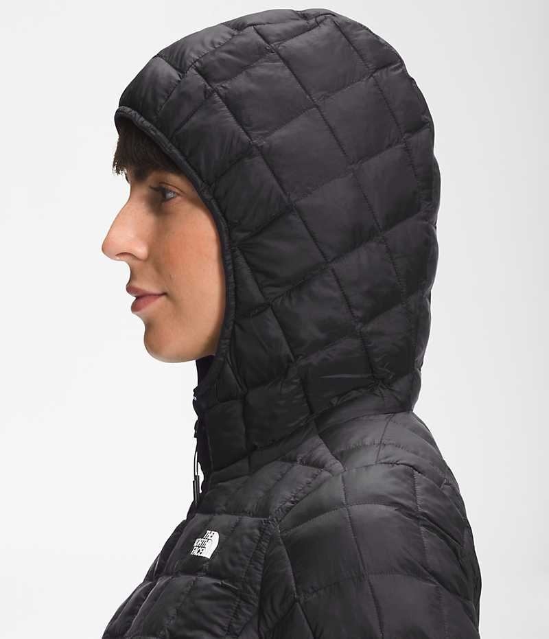 The North Face ThermoBall™ Eco Hoodie 2.0 Dunjakke Dame Sort | DK QVGDZ