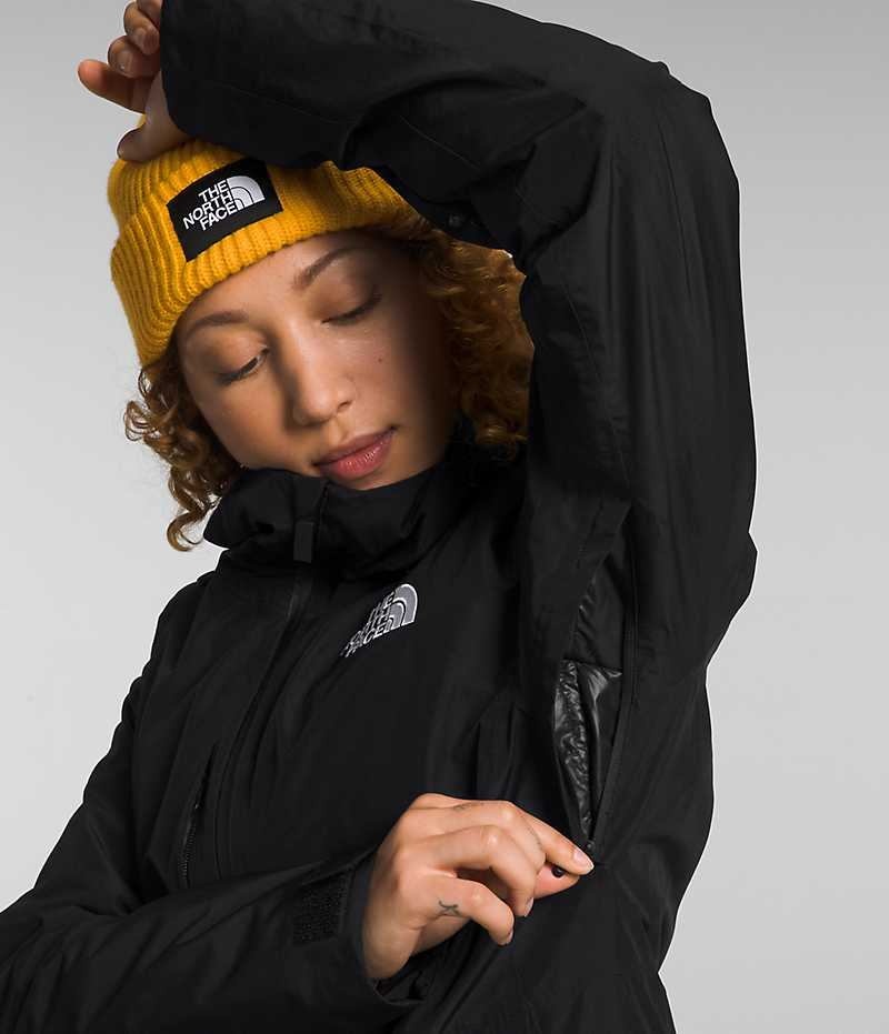 The North Face ThermoBall™ Eco Snow Triclimate® Isolerede Jakker Dame Sort | DK SUENB