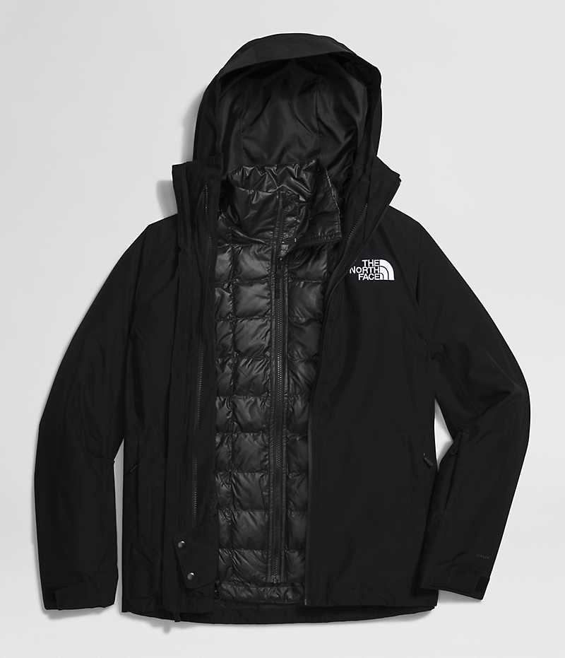 The North Face ThermoBall™ Eco Snow Triclimate® Isolerede Jakker Dame Sort | DK SUENB