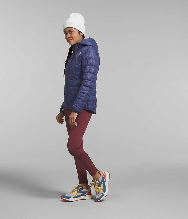 The North Face ThermoBall™ Hætte Dunjakke Pige Blå | DK UZKGQ