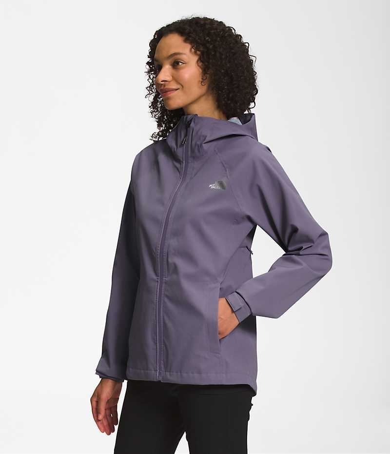 The North Face Valle Vista Stretch Regnjakke Dame Lilla | DK AFSLO